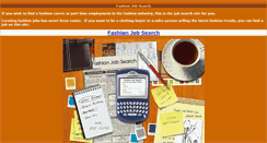 Desktop Screenshot of fashionjobsearch.com